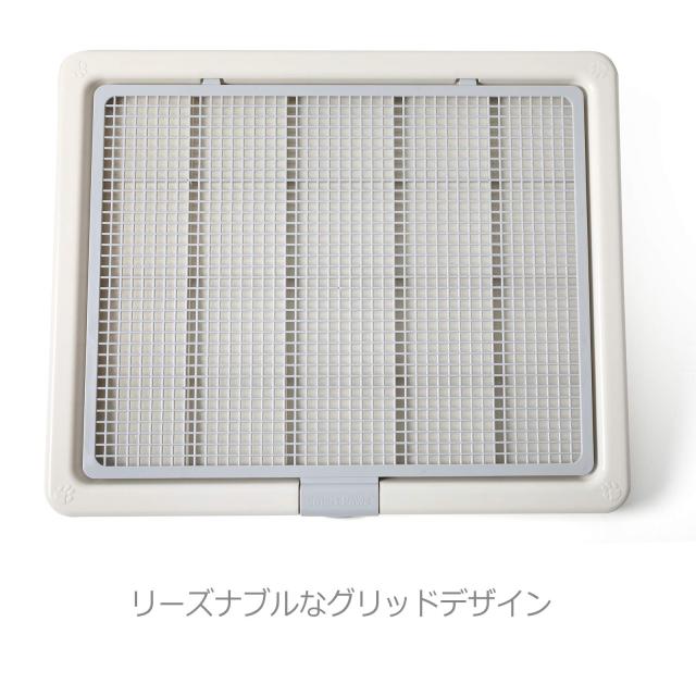 Smart Paws 76X62CM しつけ用 ステップトレー レギュラー 犬のトイレ (グレー)の通販は