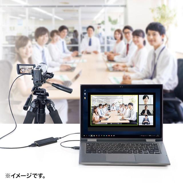 サンワサプライ USB-HDMIカメラアダプタ（USB2.0） USB-CVHDUVC2_1