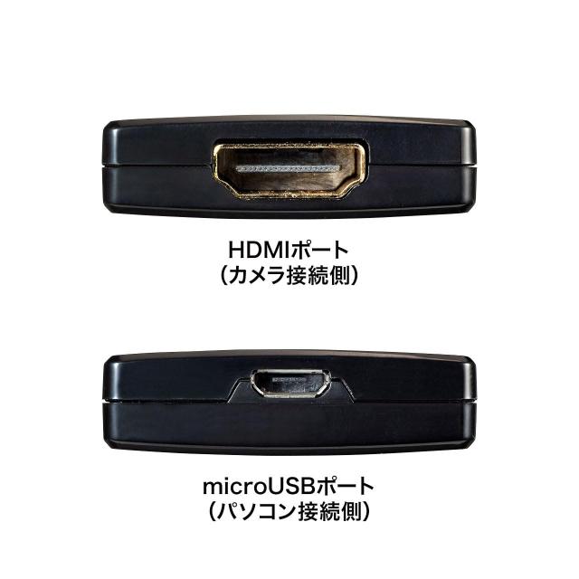 サンワサプライ USB-HDMIカメラアダプタ（USB2.0） USB-CVHDUVC2_3