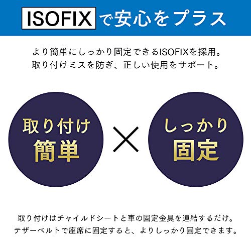 アイリスプラザ ISOFIX固定 チャイルドシート ジュニアシート ベビー 