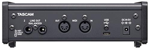 TASCAM(タスカム) US-2X2HR 2Mic, 2IN/2OUT 24bit/192kHzハイレゾ USBオーディオ/MIDIインターフェース Youtube 音楽制作 生配信 DTM_2