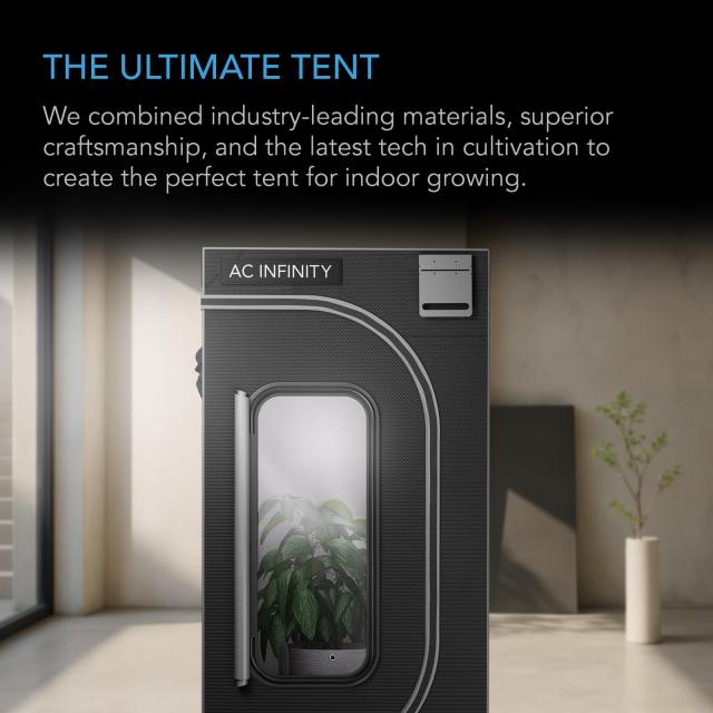 AC Infinity CLOUDLAB 422 アドバンスグロウテント 24インチx24インチx48インチ 厚さ1インチ ポール 最高密度 2000D ダイヤモンドマイラの通販は