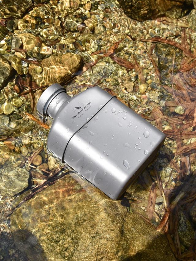 Boundless Voyage チタン ミリタリーキャンティーンボトル 1100ml 大