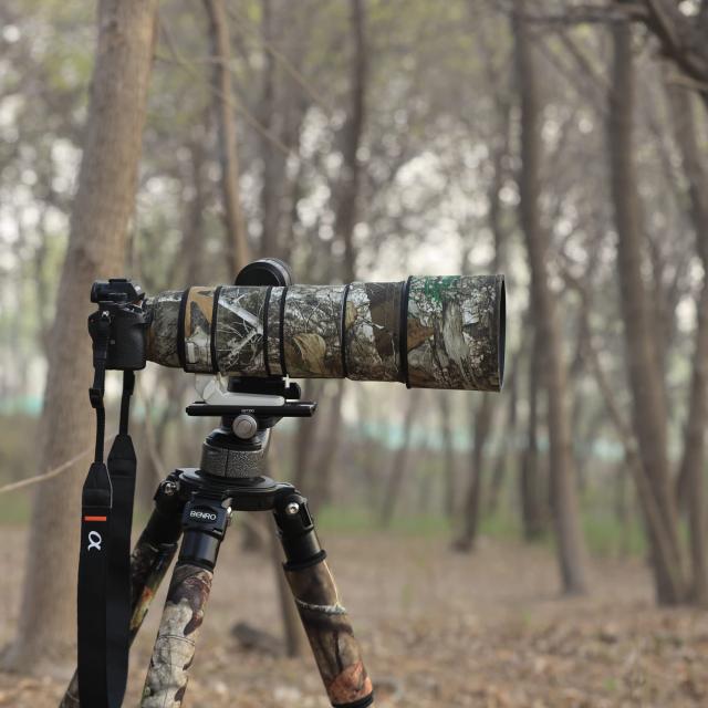 ROLANPRO レンズカバー | 適用ソニー FE 200-600mm F5.6-6.3 G OSS 対応 | 望遠レンズ用カモフラージュカバー | 3層構造保護、防水 | カ
