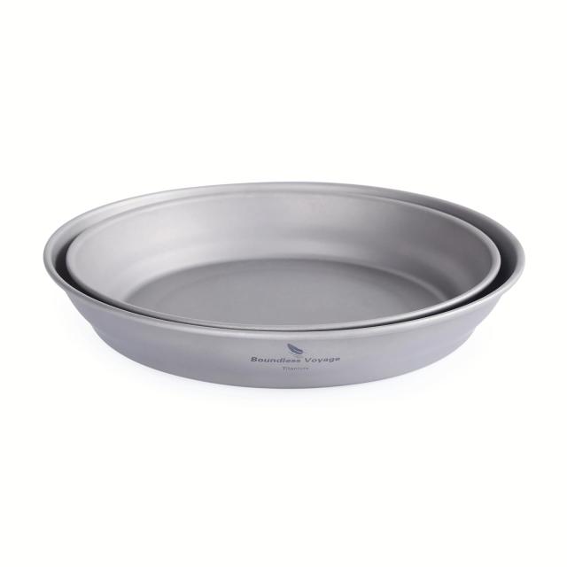Boundless Voyage チタン ボウル プレート 食器 キャンプ 皿 割れない
