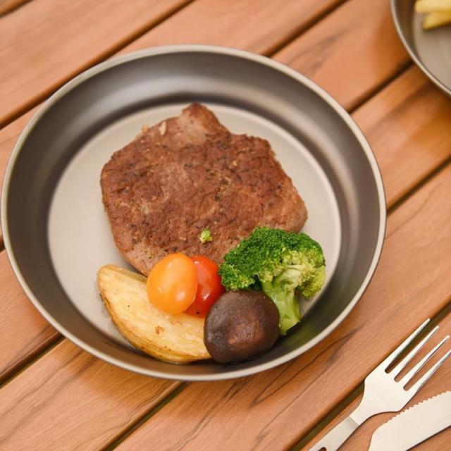 Boundless Voyage チタン ボウル プレート 食器 キャンプ 皿 割れない