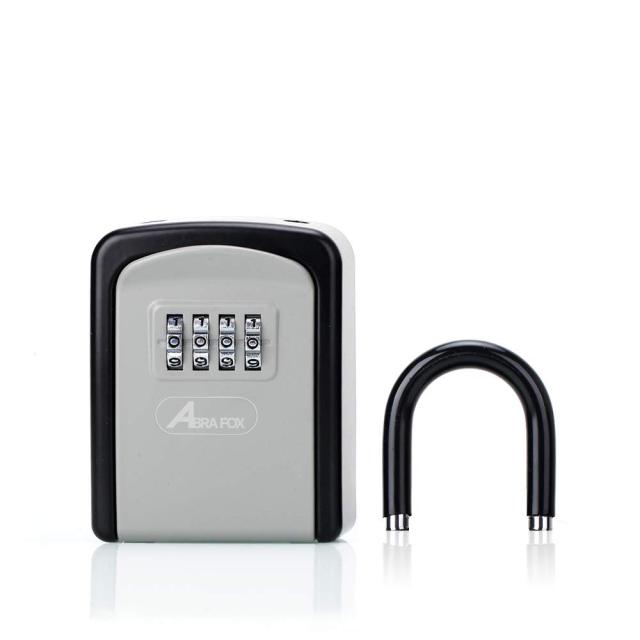 キーボックス ダイヤル式 4桁 大容量 壁掛け 防犯 盗難防止 防水