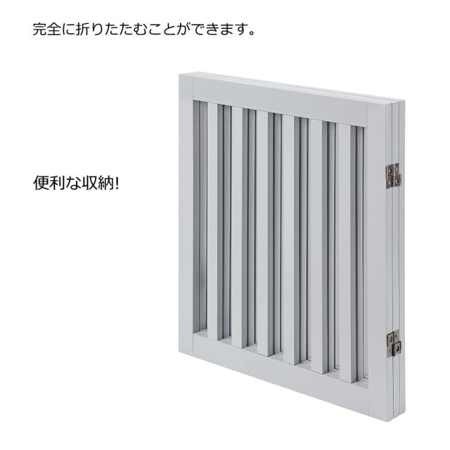 unipaws 木製犬用ゲート、折り式バリア、ペット用家具フェンス