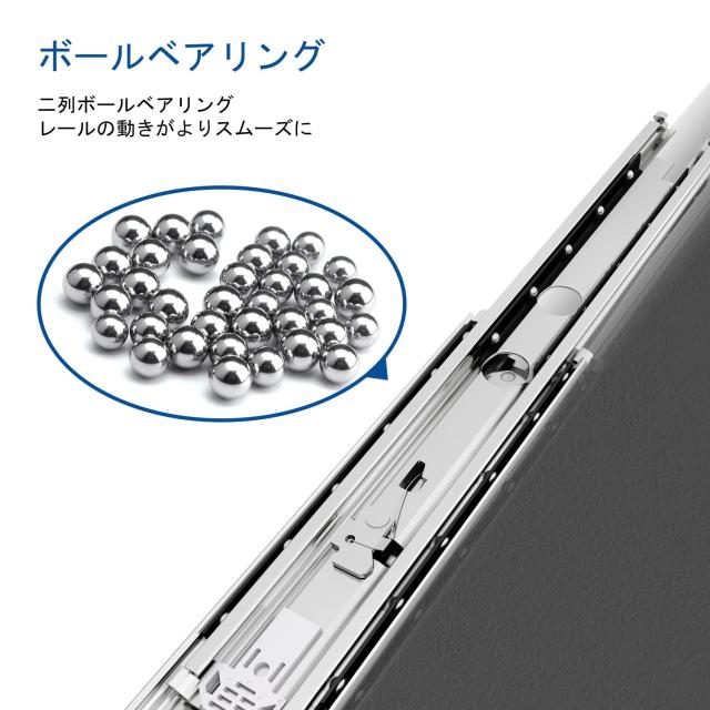 VADANIA ロック付き 超重量用スライドレール 1100mm Heavy Duty引き出しスライド VD2576 工業用レール 左右1セット_5