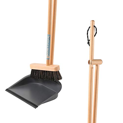 ダルトン(Dulton) 掃除グッズ ダストパン アンド ブルーム グレー 高さ930×幅290×奥行232mm DUSTPAN ＆ BROOM GRAY H20-0183GY その他窓掃除用品