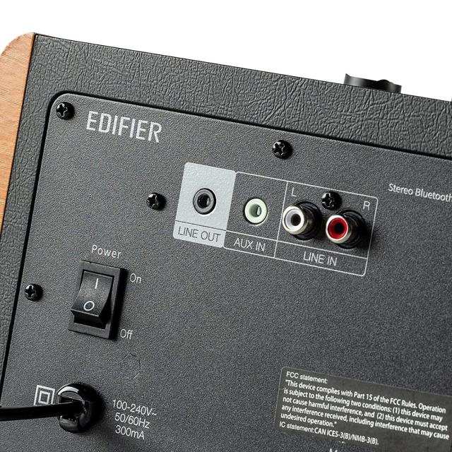 Edifier D12 Bluetooth 5.0 ブックシェルフスピーカー小型 - アンプ