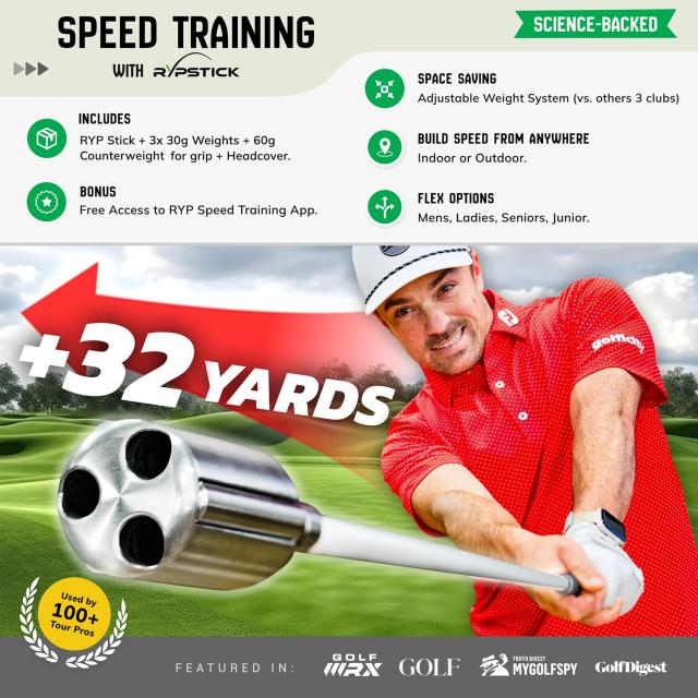 ライプスティック（Rypstick） (白い, 45) RYP Golf Rypstick スイング練習器 ホワイト GOLF\u0027S ULTIMATE SPEED