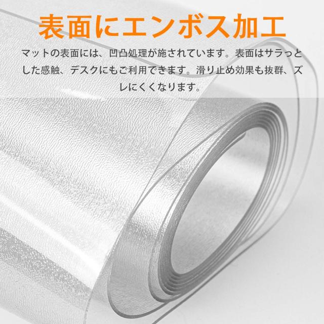 ダイニングマット クリア PVC 180X180cm 特大サイズ 超大判 厚さ1.5mm クリアマット テーブルマット 透明マット ソフト 撥水 おしゃれ 汚_3