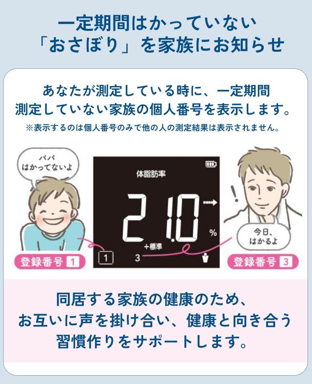 タニタ 体重計 体組成計 スマホ連動 50g単位 バックライト BC-332L WH ホワイト 子供の成長を見守る_3