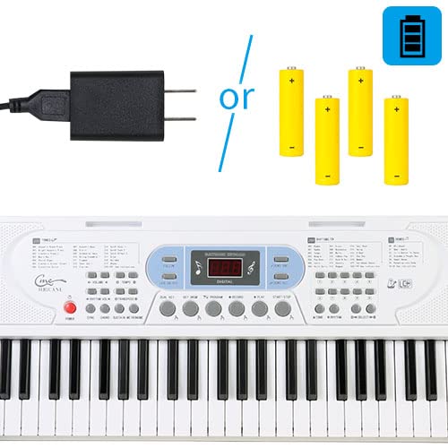 Hricane キーボード ピアノ 電子ピアノ 61鍵盤 200種類音色 200