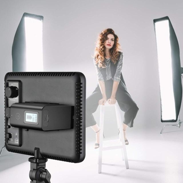 NP-F970互換バッテリー 2個セット、10050mAh 、7.4V、直接充電リチウムイオン電池、USB 出力LCD 残量ディスプレイ USB-C搭載 大容量 Sony