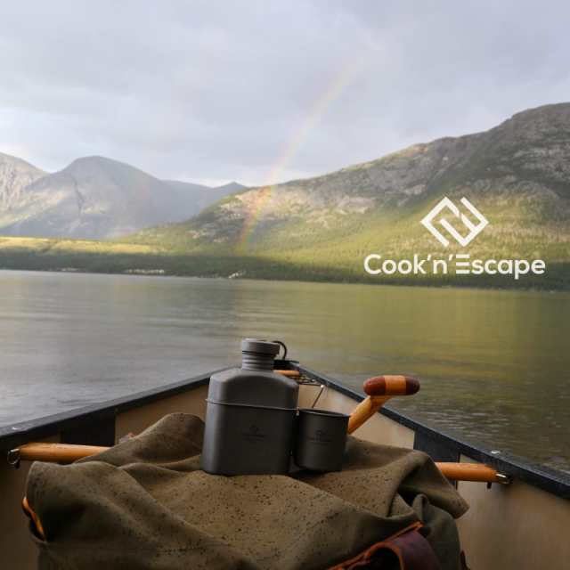 楽天市場】COOK'N'ESCAPE チタン キャンティーン 1リットル 軽量