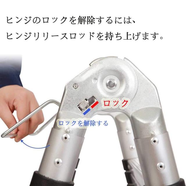 DayPlus 伸縮脚立はしご両用脚立1.9m+1.9m 伸縮はしご最長3.8m 兼用 