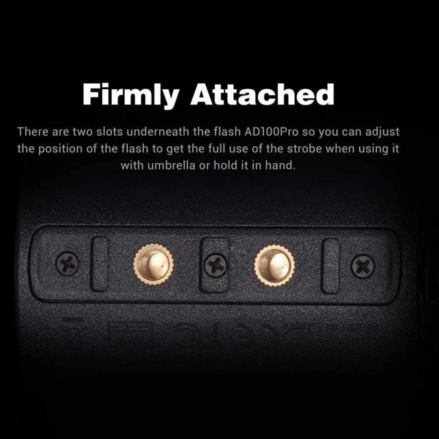 【Godox正規代理店】Godox AD100Proフラッシュストロボ、 100Ws TTL 2.4G HSS 1 / 8000sポケットフラッシュストロボ、7.2V / 2600mAhリチ