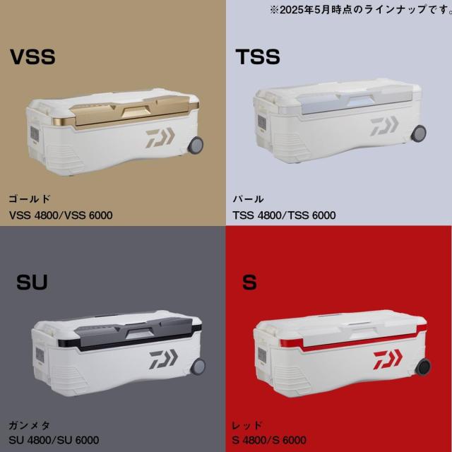 ダイワ(DAIWA) クーラーボックス トランクマスターHD2 SU6000 ガンメタ 