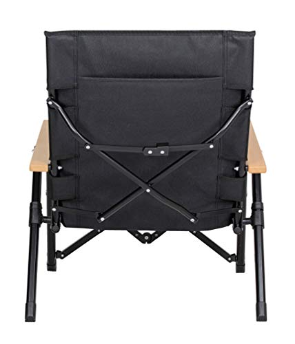 キャプテンスタッグ(CAPTAIN STAG) アウトドアチェア チェア ローチェア ロースタイルコンフォートチェア 3段階リクライニング機能 収納_5