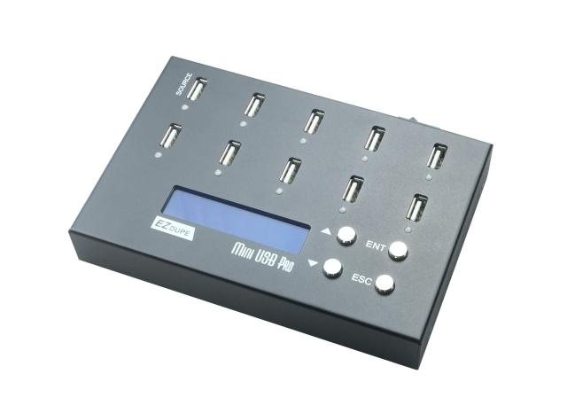 EZ DUPE【業務用クローン・データ消去機器】1-9 Mini USB Pro USBメモリデュプリケーター スタンドアロン 軽量 標準機能 コピー イレース_1