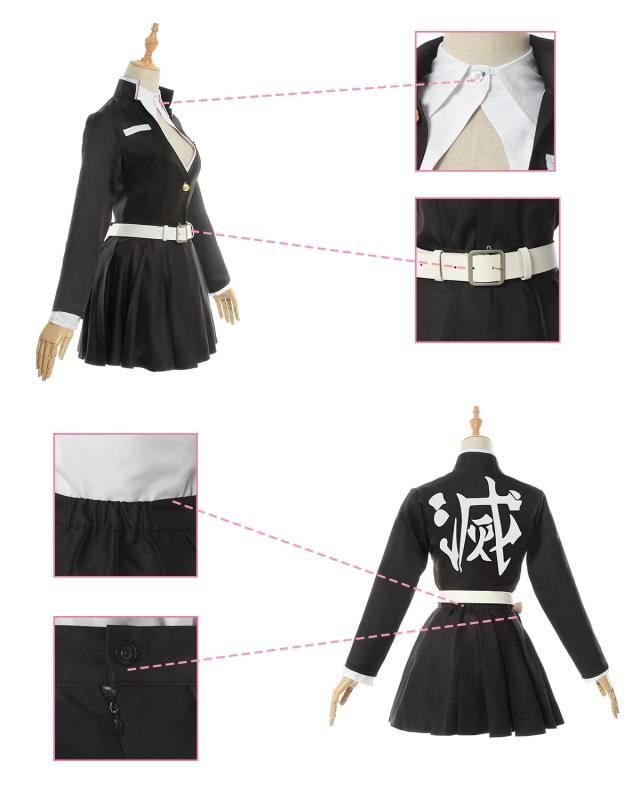 甘露寺蜜璃 公式制服 コスプレ ウィッグ Amazon.co.jp: コスプレ衣装 鬼滅の刃 甘露寺蜜璃 (かんろじみ