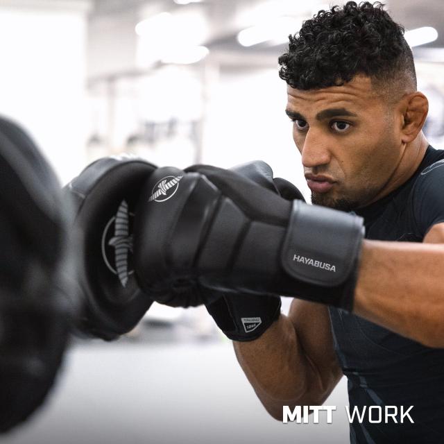 Hayabusa T3ボクシンググローブ（男女兼用） - ブラック/イリ