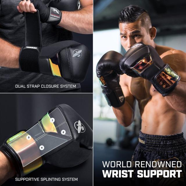 Hayabusa T3ボクシンググローブ（男女兼用） - チャコール/ライム