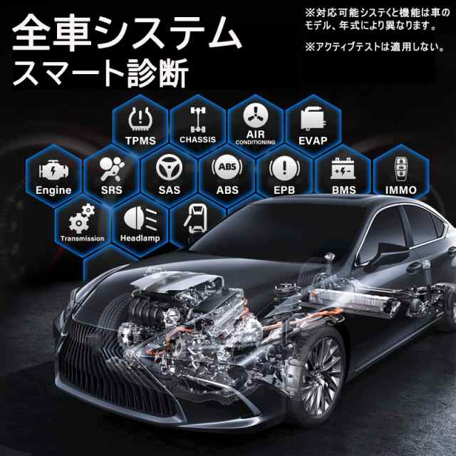 TOPDON obd2 診断機 日本語対応 AD800BT bluetooth 車 スキャンツール 故障診断機 ベンツ、