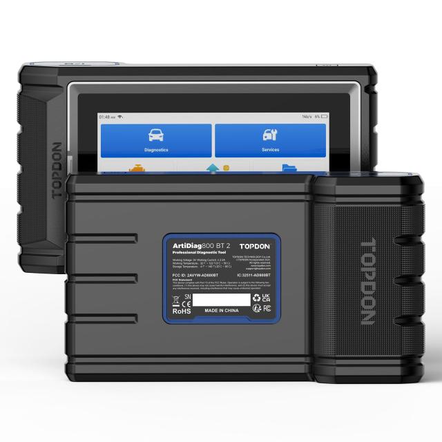 TOPDON obd2 診断機 日本語対応 AD800BT2.0 bluetooth 車 スキャンツール 故障診断機 ベンツ、B/M/W対応、ハイブリッド ダイハツ対応 2年_6