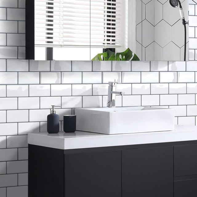 Yoillione タイルシール 防水 厚め 10枚 耐熱 キッチン 洗面所 剥がせる モザイクタイル 壁紙シール 賃貸 DIY 3d リメイクシート 北欧 トの通販は