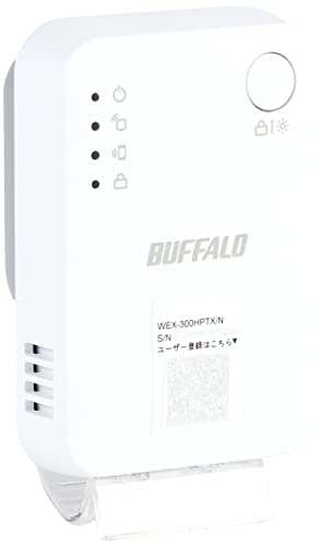 バッファロー WiFi 無線LAN 中継機 Wi-Fi4 11n/g/b 300Mbps コンセント