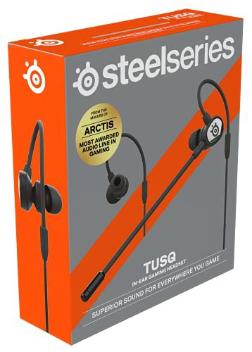 SteelSeries ゲーミングイヤホン マイク着脱式 Tusq ノイズキャンセ