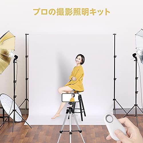 LED FOSITAN プロな写真撮影用照明 ソフトボックス 写真照明 95W電球×4 