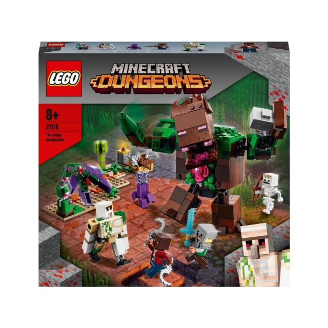 レゴ(LEGO) マインクラフト ジャングルの魔物 21176 おもちゃ ブロック プレゼント テレビゲーム 男の子 女の子 8歳以上_1