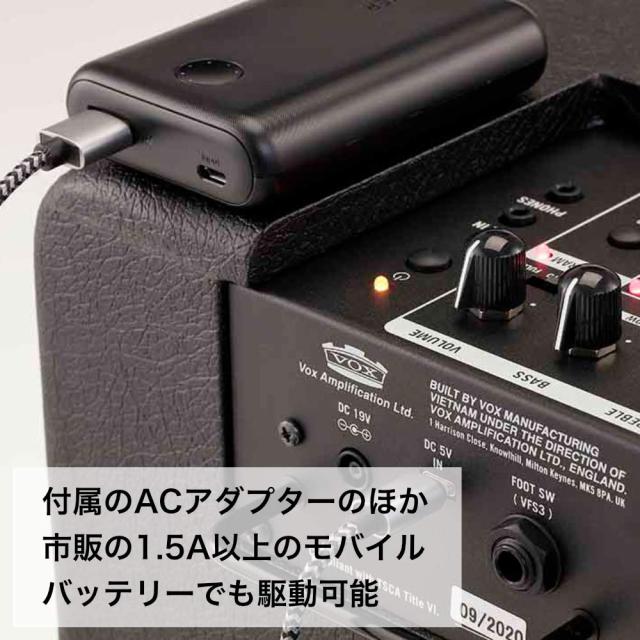 VOX エレクトリック・ギター用 3W モデリング・アンプ MINI GO 3 自宅練習 持ち運び マイク入力 ヘッドホン出力 エフェクト リズム・マシ_4