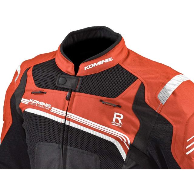 [KOMINE] バイク用 Rスペックメッシュジャケット JK-130 1209 春夏秋向け メッシュ素材 プロテクター CE規格 ストレッチ素材 07-130 メン