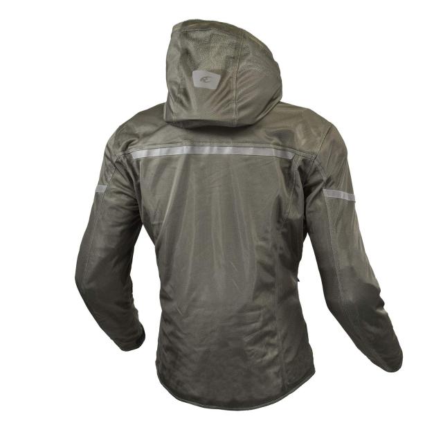 [KOMINE] バイク用 プロテクトメッシュパーカー JK-152 春夏秋向け フルメッシュ素材 07-152 メンズ Olive L