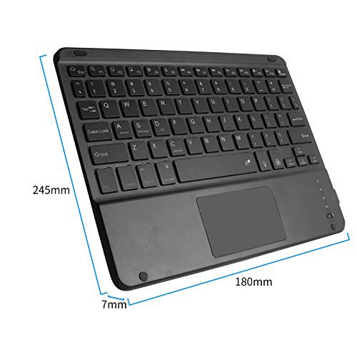 Bluetoothキーボード タブレットキーボード タッチパッド付 7色バック