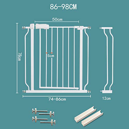 Mornyray ベビーゲート ベビーフェンス 突っ張り式 オートクローズ機能 おしゃれ ペットゲート セーフティー 安全ゲート 扉開閉式 ペット