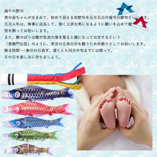 鯉のぼり こいのぼり 黄金永寿鯉 5mセット 庭園 鯉3匹 2021年度