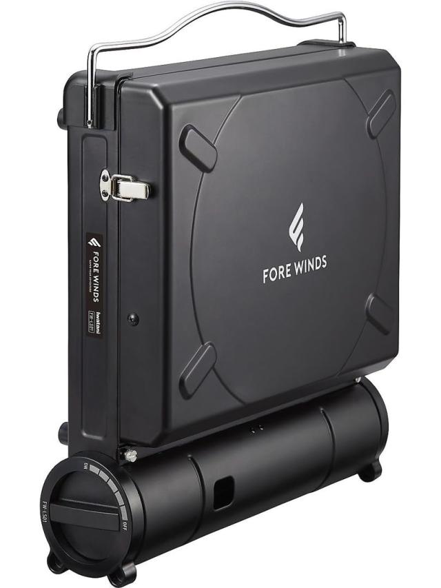 FORE WINDS ラックス・キャンプ・ストーブ ブラック FW-LS01-BK 燃料タイプガス (ブラック)の通販は