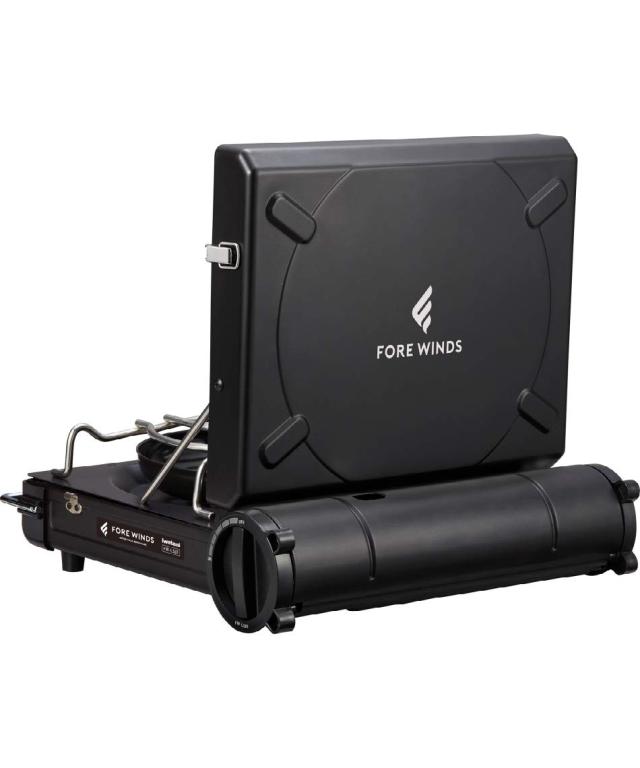 FORE WINDS ラックス・キャンプ・ストーブ ブラック FW-LS01-BK 燃料タイプガス (ブラック)の通販は