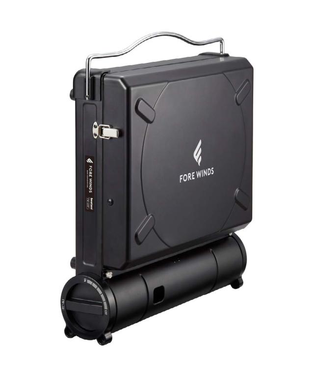 FORE WINDS ラックス・キャンプ・ストーブ ブラック FW-LS01-BK 燃料タイプガス (ブラック)の通販は