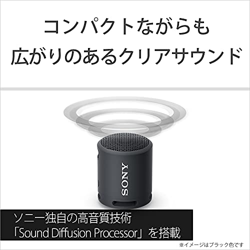 ソニー ポータブルスピーカー SRS-XB13 LIC パウダーブルー 2021年モデル 防水・防塵IP6 バッテリー駆動最大16時間