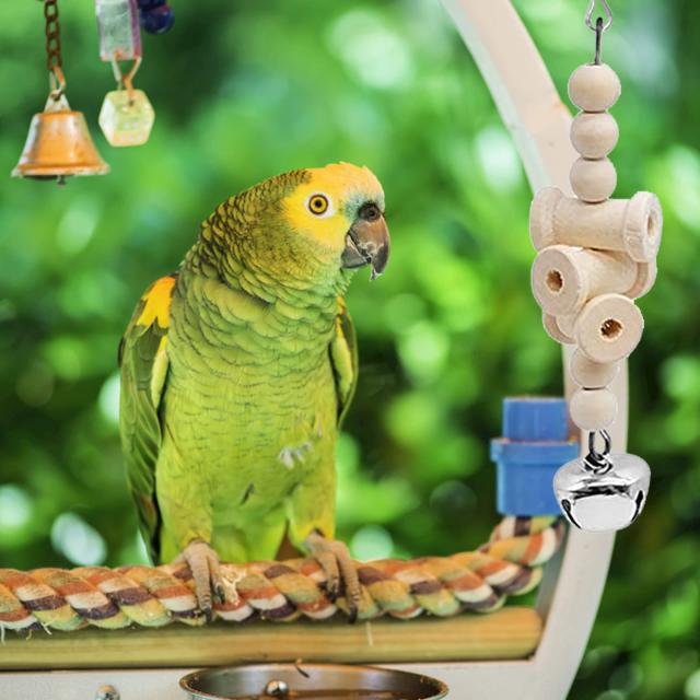 インコ おもちゃ 7点セット 天然木 鳥のおもちゃ 止まり木 かじり木