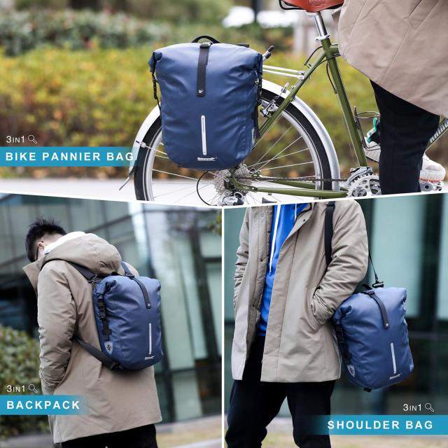 Rhinowalk 自転車 パニアバッグ リアバッグ サイドバッグ バイク 防水