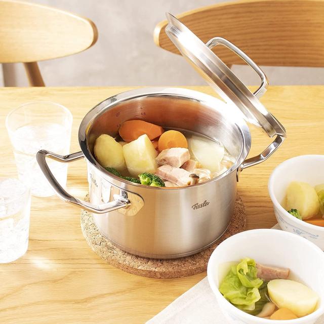 未使用保管品　Fissler ステンレス両手鍋 24㎝　シチューポット Fissler フィスラー 公式 両手鍋 24cm サンフランシスコ