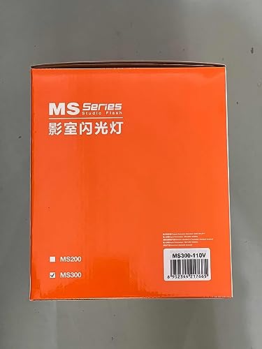 【Godox正規代理】Godox MS300 300W 2.4G ワイヤレスレシーバ 軽量でコンパクト、耐久性のあるスタジオフラッシュ Bowens マウントと標準